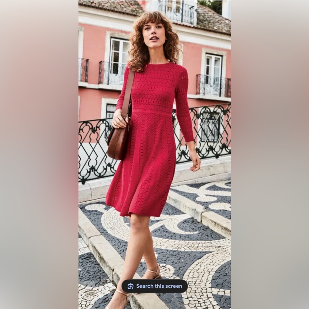 BODEN  Poppy Knitted Dress Size 4P